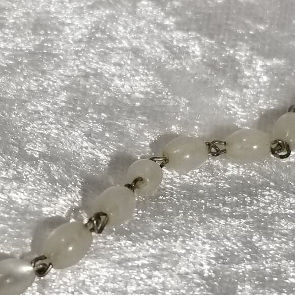 Vintage faux pearl rosary 18" with 5" drop 1.1515 - Picture 7 of 7